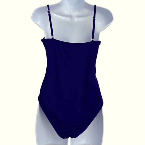 Andie ‘Amalfie’ Navy Blue One-Piece Swimsuit Size Large - Picture 6 of 9